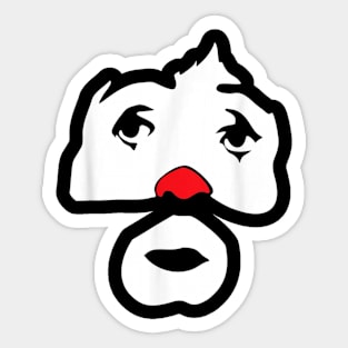 RIP Cepillin Clown Sticker